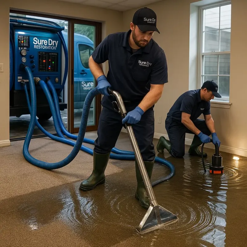 Water Extraction and Removal process in Conroe, TX